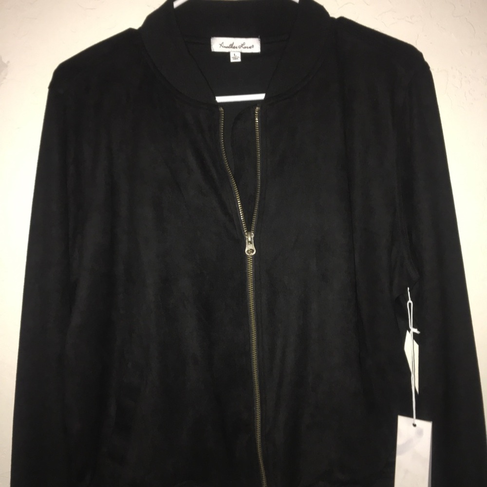 Black Velvet Varsity Jacket